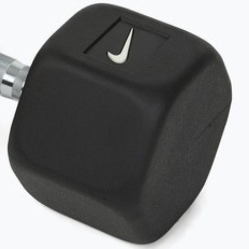 Pogumovaná činka Nike Strength Hex Dumbbell 27,5 kg black/white