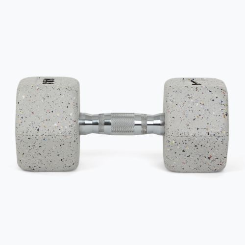 Pogumovaná činka Nike Strength Grind Hex Dumbbell 12,5 kg wolf grey