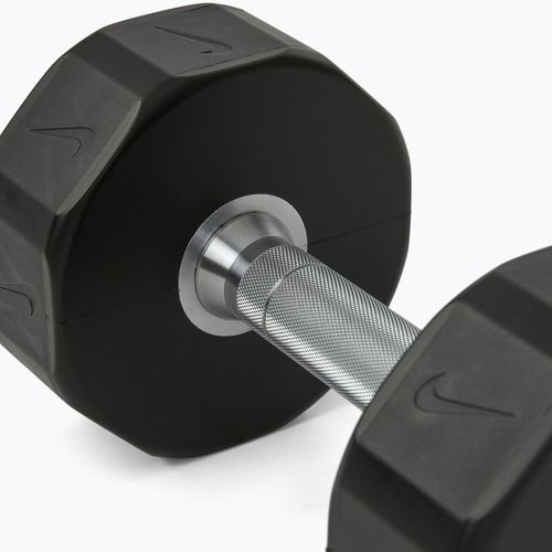 Chrómová činka Nike Strength Pro Urethane Dumbbell 12 kg black/white