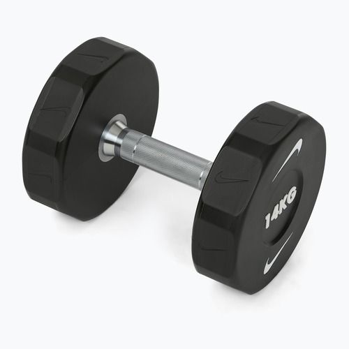Chrómová činka Nike Strength Pro Urethane Dumbbell 14 kg black/white