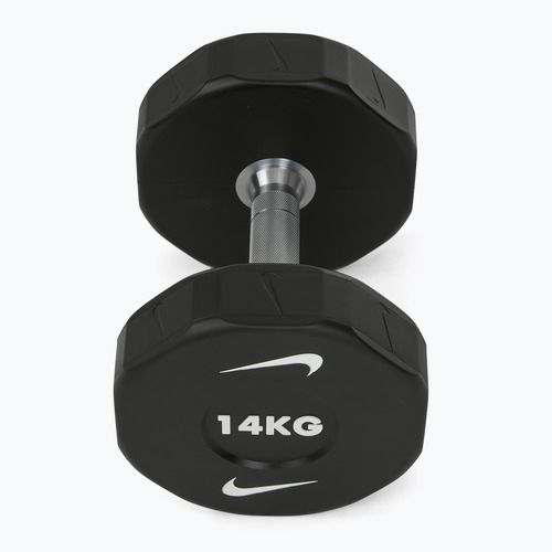 Chrómová činka Nike Strength Pro Urethane Dumbbell 14 kg black/white