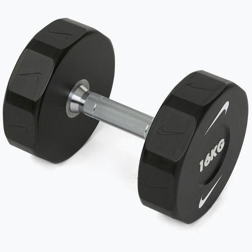 Chrómová činka Nike Strength Pro Urethane Dumbbell 16 kg black/white