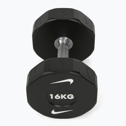 Chrómová činka Nike Strength Pro Urethane Dumbbell 16 kg black/white