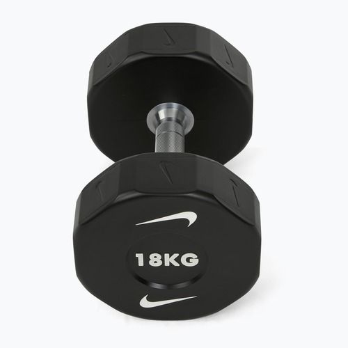 Chrómová činka Nike Strength Pro Urethane Dumbbell 18 kg black/white