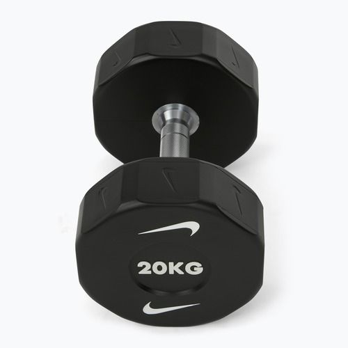Chrómová činka Nike Strength Pro Urethane Dumbbell 20 kg black/white