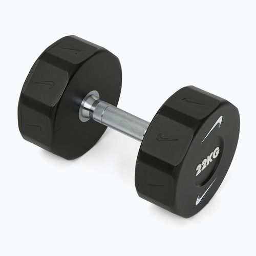 Chrómová činka Nike Strength Pro Urethane Dumbbell 22 kg black/white