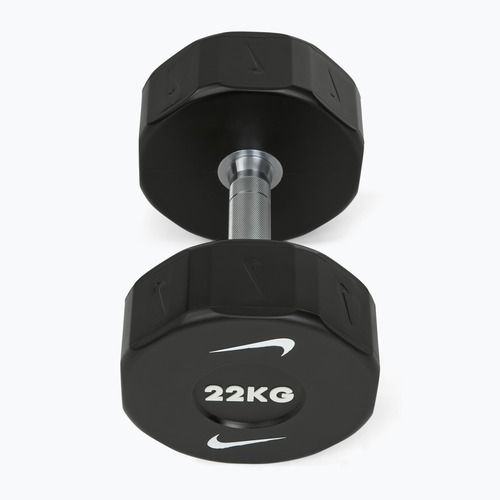 Chrómová činka Nike Strength Pro Urethane Dumbbell 22 kg black/white