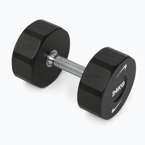 Chrómová činka Nike Strength Pro Urethane Dumbbell 24 kg black/white
