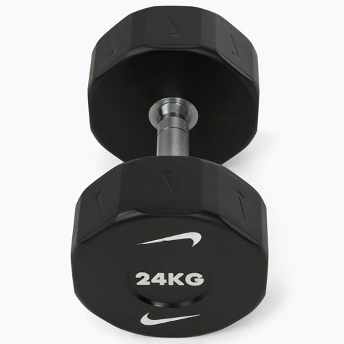 Chrómová činka Nike Strength Pro Urethane Dumbbell 24 kg black/white