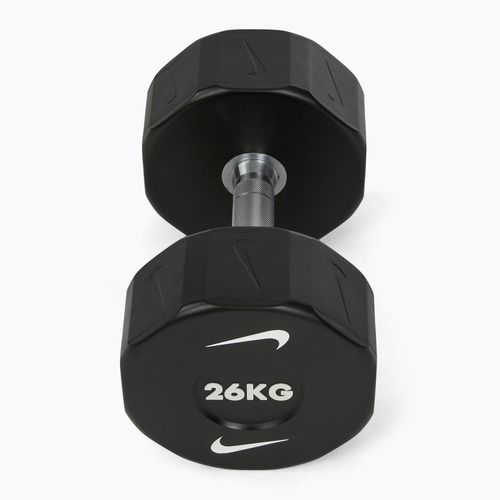 Chrómová činka Nike Strength Pro Urethane Dumbbell 26 kg black/white
