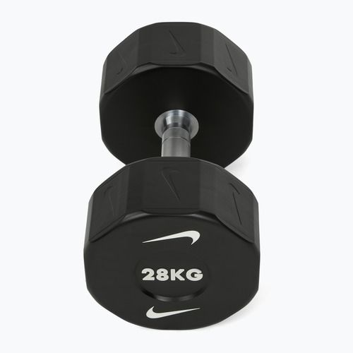 Chrómová činka Nike Strength Pro Urethane Dumbbell 28 kg black/white