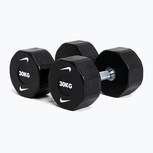 Chrómová činka Nike Strength Pro Urethane Dumbbell 30 kg black/white