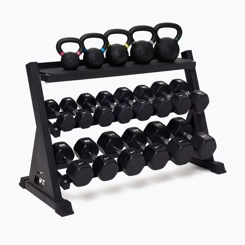 Stojan na činky a kettlebell Nike Strength Dumbbell & Kettlebell Storage Rack black