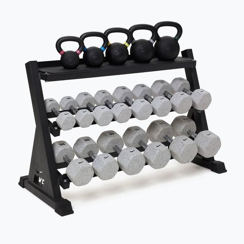 Stojan na činky a kettlebell Nike Strength Dumbbell & Kettlebell Storage Rack black
