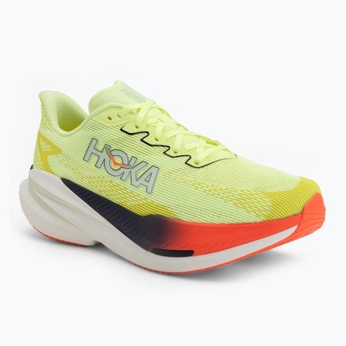 Pánske bežecké topánky Hoka Mach X 3 Wide neon yuzu/squid ink