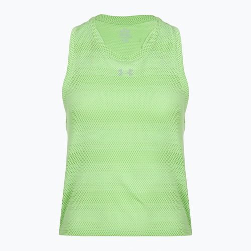 Dámske bežecké tričko Under Armour Velociti Singlet lumos lime/white