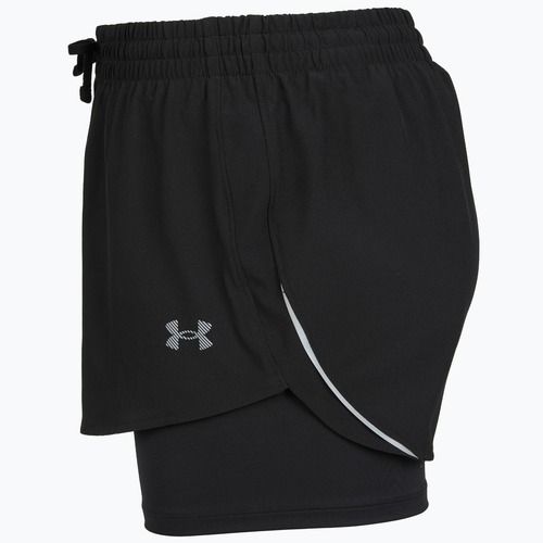 Dámske bežecké šortky Under Armour Velociti Pro 4" 2N1 ultimate black/ultimate black/ultimate black
