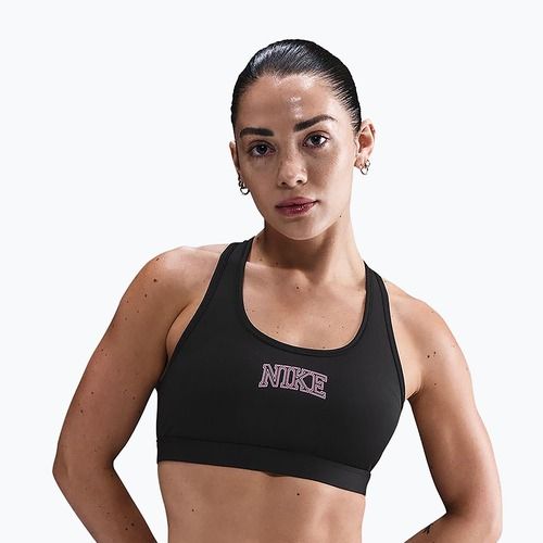 Fitness podprsenka Nike Swoosh Medium Support black