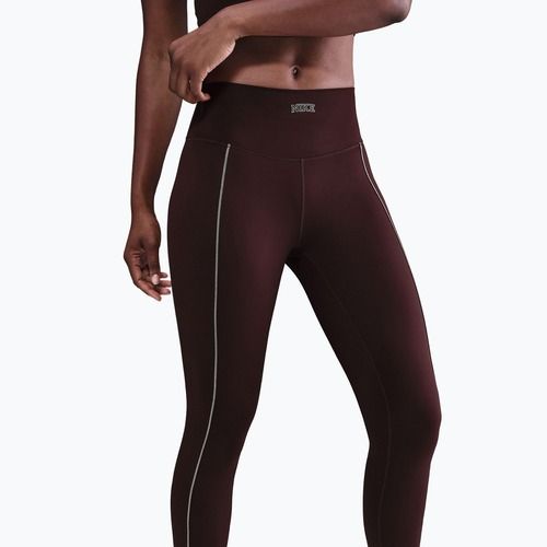 Dámske legíny Nike One High-Waisted burgundy crush