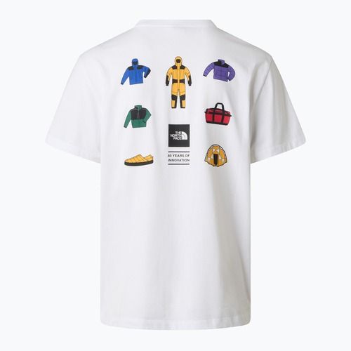 Pánske trekingové tričko The North Face Mountain Celebration Regular tnf white