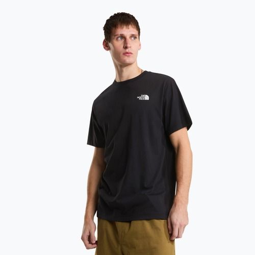Pánske trekingové tričko The North Face Vertical Regular tbf black