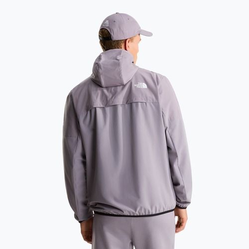 Pánska softshellová bunda The North Face Moutain Athletics Ushba Hooded trancscedent grey