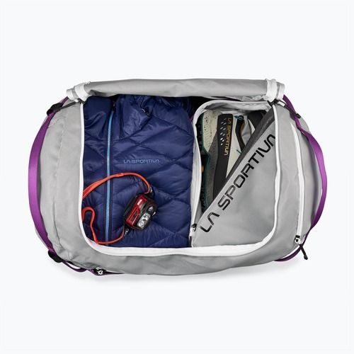 Cestovná taška La Sportiva Nomad Duffel 40 l chalk/black