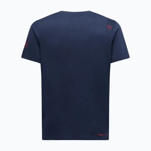 Pánske lezecké tričko La Sportiva Solution night sky/mountain red