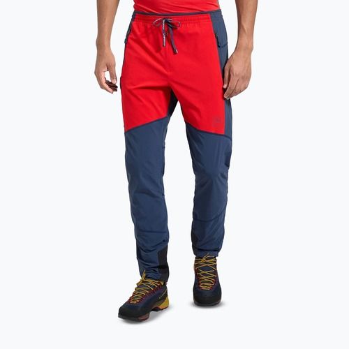 Pánske trekingové nohavice La Sportiva Aequilibrium mountain red/night sky