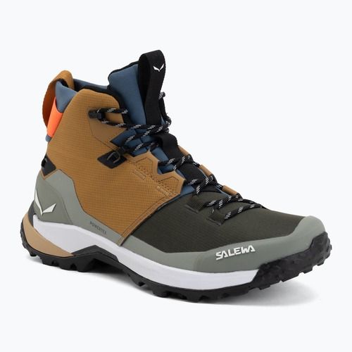 Pánske trekingové topánky Salewa Puez 2 Mid Ptx golden brown/shadow