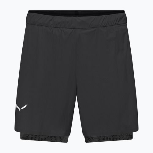 Pánske trekingové šortky Salewa Pedroc DST 2IN1 black out