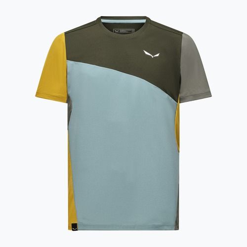 Pánske trekingové tričko Salewa Puez Sporty Dry dark olive/multi