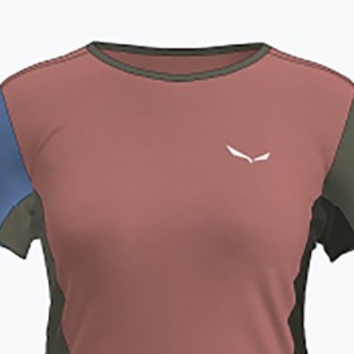 Dámske trekingové tričko Salewa Puez Sporty Dry desert pink/multi