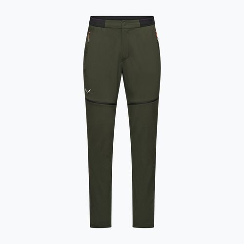 Pánske trekingové nohavice Salewa Pedroc 3 DST 2IN1 dark olive