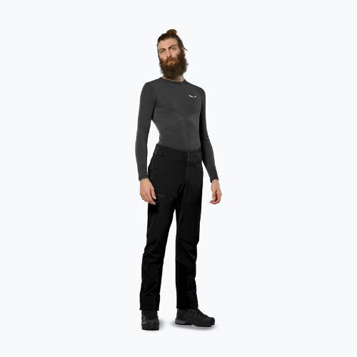 Pánske trekingové nohavice Salewa Ortles DST/SW black out