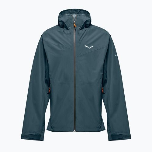 Pánska nepremokavá bunda Salewa Puez Aqua 4 PTX 2.5L pond blue/0910