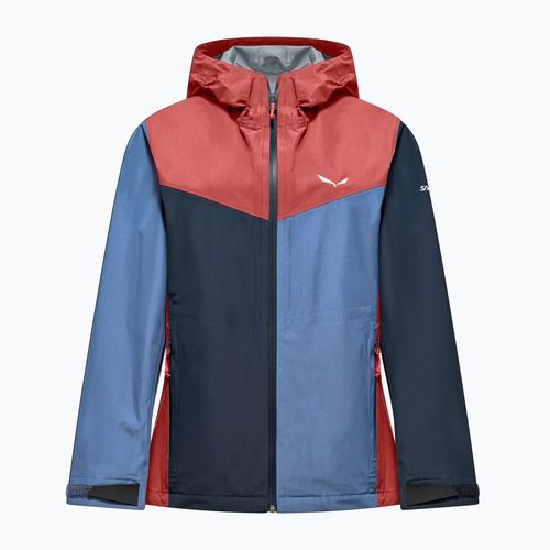 Dámska nepremokavá bunda Salewa Puez Aqua 4 PTX 2.5L etruscan red/muli