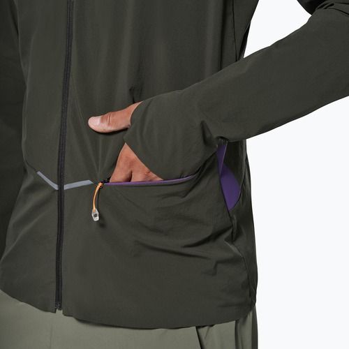 Pánska softshellová bunda Salewa Pedroc DST Light dark olive/0910