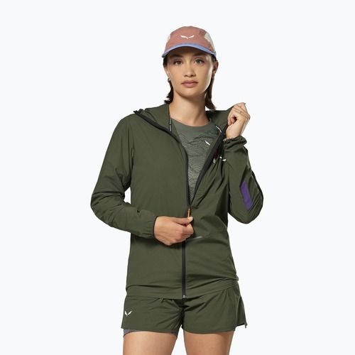 Dámska vetrovka Salewa Pedroc Wind HD Light dark olive