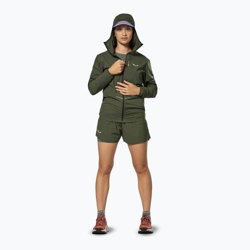 Dámska vetrovka Salewa Pedroc Wind HD Light dark olive