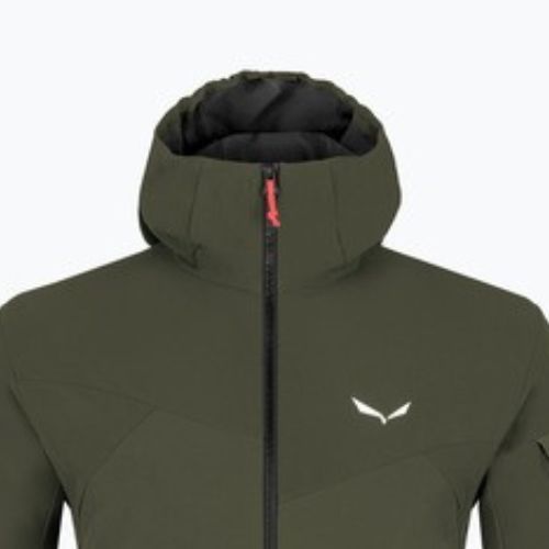 Pánska softshellová bunda Salewa Agner DST dark olive/0910