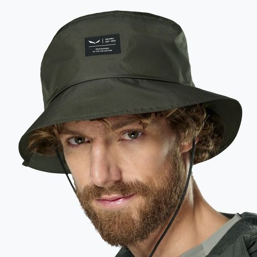 Klobúk Salewa Puez PTX Rain dark olive
