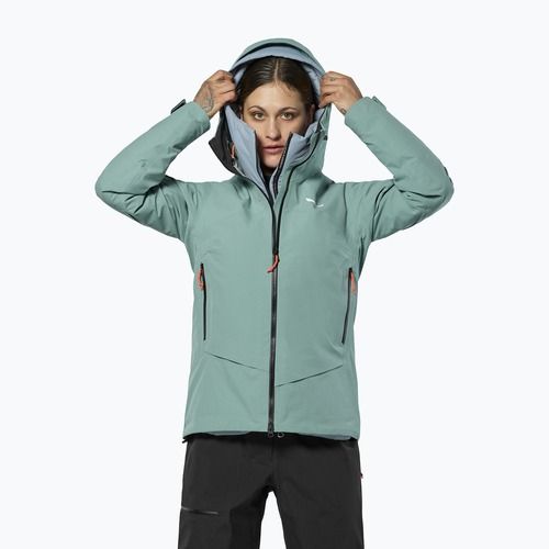Dámska nepremokavá bunda Salewa Ortles GTX 3L EPE willow