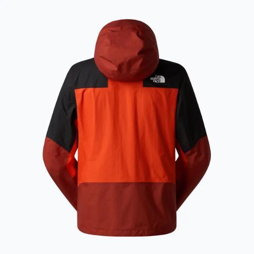 Pánska nepremokavá bunda The North Face Signal 2.5L Dryvent lava red/iron clay/tnf