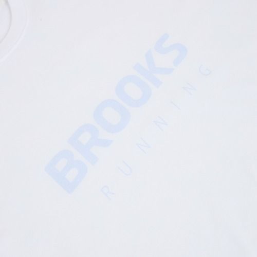 Dámske bežecké tričko Brooks Graphic white/halogen blue