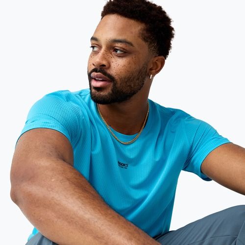 Pánske bežecké tričko Brooks Highpoint 2.0 blazing blue/atomic blue