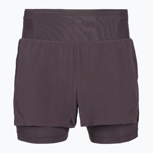 Pánske bežecké šortky Brooks High Point 5" 2IN1 2.0 dark russet