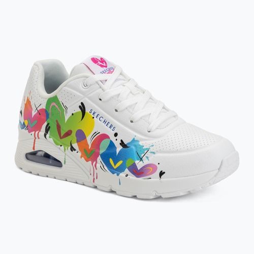 Dámske topánky SKECHERS Uno Open Your Heart white
