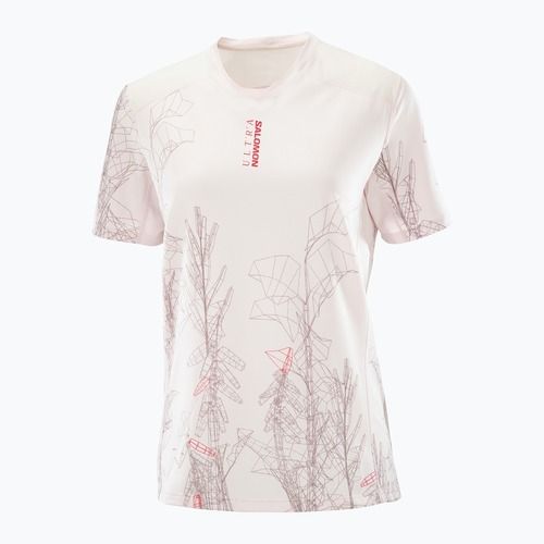 Dámske bežecké tričko Salomon S/Lab Ultra Tee Aop lilac ash