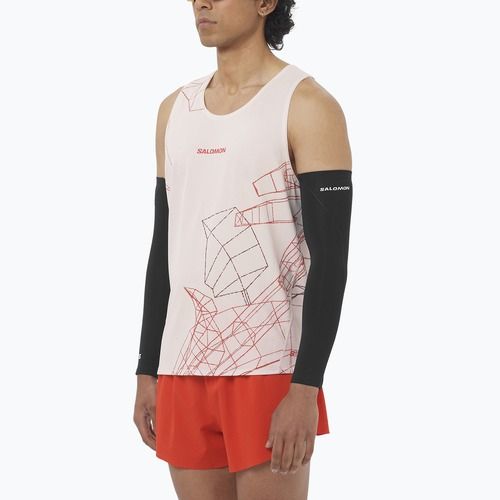 Pánske bežecké tričko Salomon S/Lab Speed Tee lilac ash/fiery red